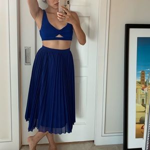 🐘ASOS blue chiffon skirt size 0